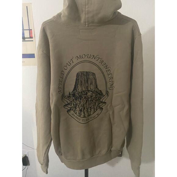 Afield Out Devils Tower Heavyweight Hoodie Size Medium - Picture 2 of 7